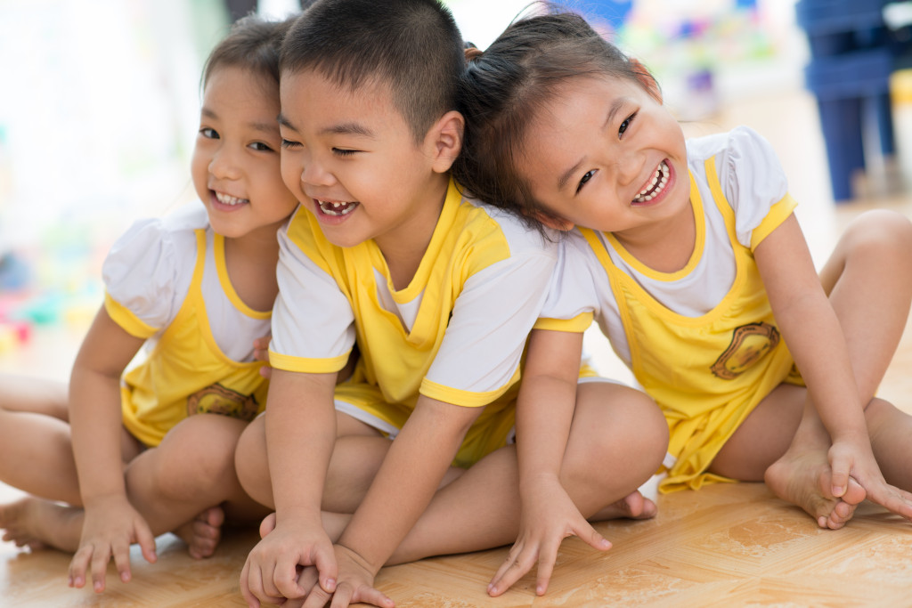 Children having fun